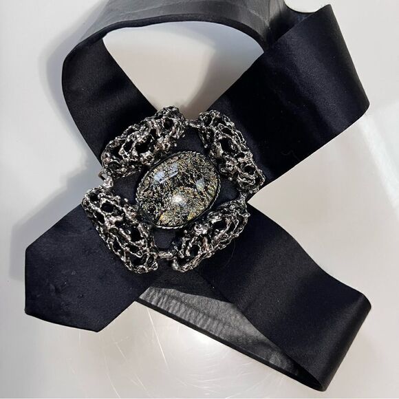 Moody & Maximal Vintage 1970s / 1980s Bohemian Oversized Gemstone Statement Belt - Picture 6 of 8